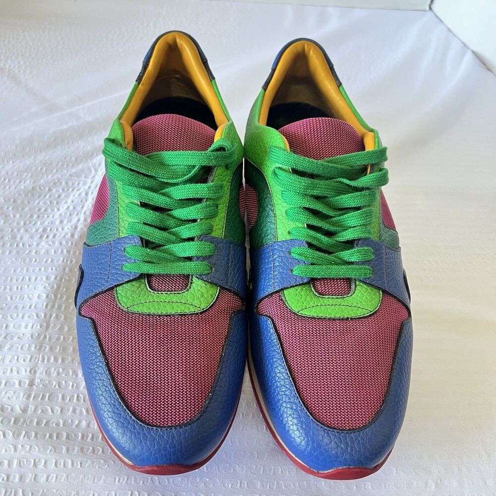 $595 Burberry Prorsum ‘The Field’ Colorblock Shoes Sneakers Sz 43.5